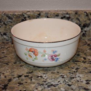 Very Pretty Floral Porcelain Serving  Bowl